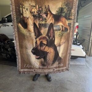 German Shepard Throw- Danbury Mint